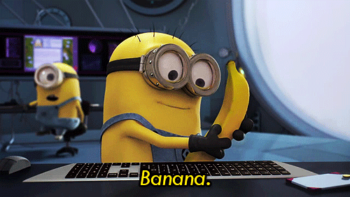Minion Loves Banana GIF - Banana Minions Despicable Me GIFs