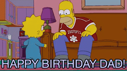 The perfect Happy Birthday Dad Animated GIF for your conversation. 