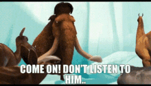 Ice Age Manny GIF - Ice Age Manny Come On GIFs