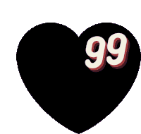 99heart Whispercrew Sticker - 99heart Heart Whispercrew Stickers