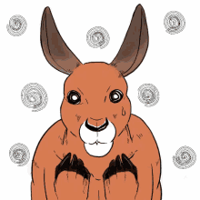 kangaroo confused confusion bewildered %E6%B3%A3%E3%81%8D%E7%AC%91%E3%81%84
