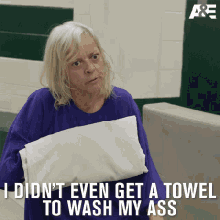 I Didnt Even Get A Towel To Wash My Ass 60days In GIF - I Didnt Even Get A Towel To Wash My Ass 60days In Eye Roll GIFs