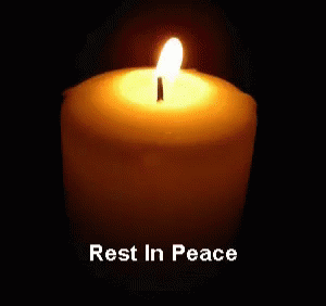 In Memory of DivinityStar/ChibiSiren/Eraser Rip-candle