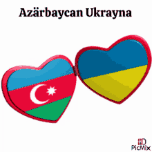 Azerbaycan Ukrayna GIF - Azerbaycan Ukrayna Flag GIFs