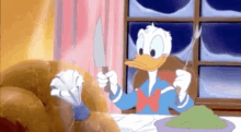 Ação De Graças / Disney / Pato Donald / Peru / Jantar GIF - Donald Duck Thanks Giving Turkey GIFs
