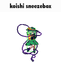 Koishi Sneezebox Sticker - Koishi Sneezebox Komeiji Stickers