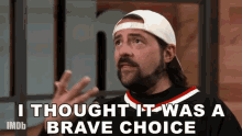 I Thought It Was A Brave Choice Wise Decision GIF - I Thought It Was A Brave Choice Brave Choice Choice GIFs