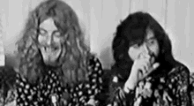 Robert Plant Jimmy Page GIF - Robert Plant Jimmy Page Nose Candy GIFs