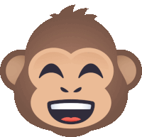 Happy Monkey Joypixels Sticker - Happy Monkey Monkey Joypixels Stickers