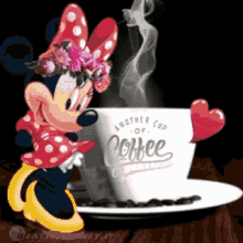 In The Afternoon Coffee Heart GIF - In The Afternoon Coffee Coffee Heart GIFs