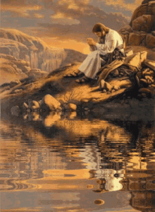 Jesus Praying GIF - Jesus Praying Lake GIFs