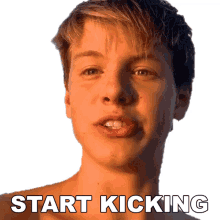 start kicking carson lueders starting to do starting to make just started start kicking carson lueders starting to do starting to make just started