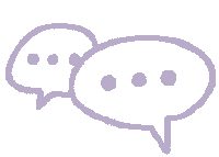 Chat Speech Bubble Sticker - Chat Speech Bubble Talk Stickers