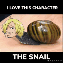 Sanji One Piece Snail GIF - Sanji One Piece Sanji Snail GIFs