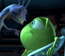 Monsters Inc Mike Wazowski GIF - Monsters Inc Mike Wazowski Randall Boggs GIFs