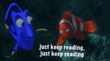 Reading Nemo GIF - Reading Nemo Keep GIFs