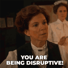 You Are Being Disruptive Doctor GIF - You Are Being Disruptive Doctor Murdoch Mysteries GIFs