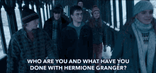 Who Are You What Have You Done With Hermione Granger GIF - Who Are You What Have You Done With Hermione Granger Confused GIFs
