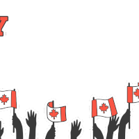 Happy Canada Day Canadian Pride Sticker - Happy Canada Day Canada Day Canadian Pride Stickers