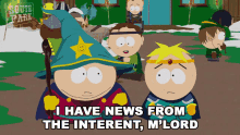 i have news from the internet mlord butters cartman south park breaking news