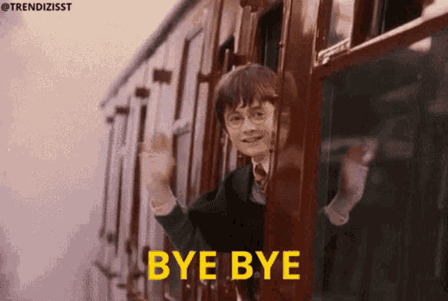 Harry Potter Bye Bye GIF - Harry Potter Bye Bye Goodbye - Descubre &amp;  Comparte GIFs