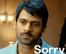 Soory Sorry GIF - Soory Sorry Prabhas GIFs