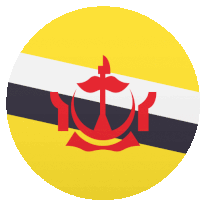 Brunei Flags Sticker - Brunei Flags Joypixels Stickers