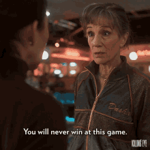 You Will Never Win At This Game You Cant Beat Us You Understand GIF - You Will Never Win At This Game You Cant Beat Us You Understand Harriet Walter GIFs
