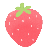 Strawberry Pink Sticker - Strawberry Pink Fruit Stickers