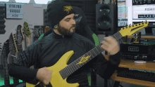 Playing Guitar Andrew Baena GIF - Playing Guitar Andrew Baena Carcosa GIFs