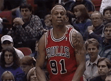 clapping the worm dennis rodman chicago bulls the last dance