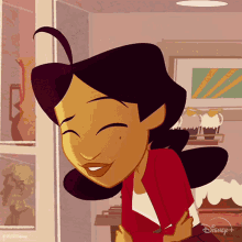 Giggling Penny Proud GIF - Giggling Penny Proud The Proud Family GIFs