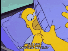 Smother Muffled Yelling GIF - Smother Muffled Yelling Homer Simpson GIFs
