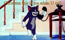 Me When You Call Every Time You Call GIF - Me When You Call Every Time You Call Tom And Jerry GIFs