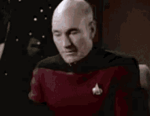 Facealm Star Trek GIF - Facealm Star Trek Patrick Stewart GIFs