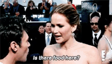 Is There Food Here? GIF - Jennifer Lawrence Food Hungry GIFs