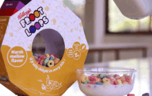 Fruity Delight In Every Bite GIF - Fruit Loops Froot Loops Cereal GIFs