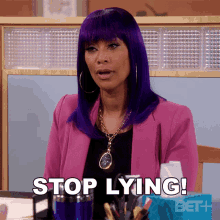 Stop Lying Denise GIF - Stop Lying Denise The Ms Pat Show GIFs