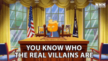 You Know Who The Real Villains Are Eric Bauza GIF - You Know Who The Real Villains Are Eric Bauza Ronald T Rump GIFs