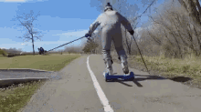 Hoverboard Fail GIF - Hoverboard Fail Skiing GIFs