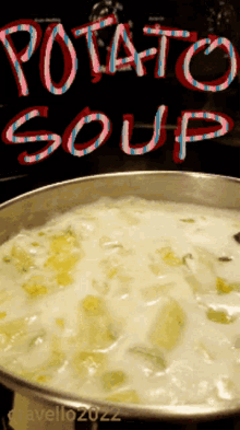 Potato Soup Hot Soup GIF - Potato Soup Hot Soup Good Soup Gif GIFs