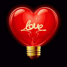 Red Heart Light I Love You GIF - Red Heart Light I Love You GIFs