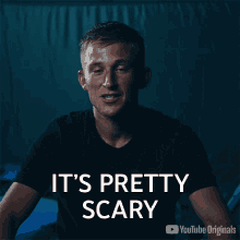 Its Pretty Scary Anders Hofman GIF - Its Pretty Scary Anders Hofman Youtube GIFs