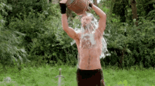 galavant sexy shower bucket water