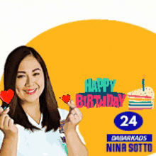Nina Sotto Hbd GIF - Nina Sotto Hbd Happy Birthday GIFs