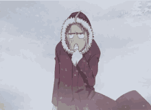 Cold Anime GIF - Blizzard Snow Storm GIFs