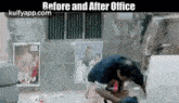 Before And After Office.Gif GIF - Before And After Office Funny Gif Funny GIFs