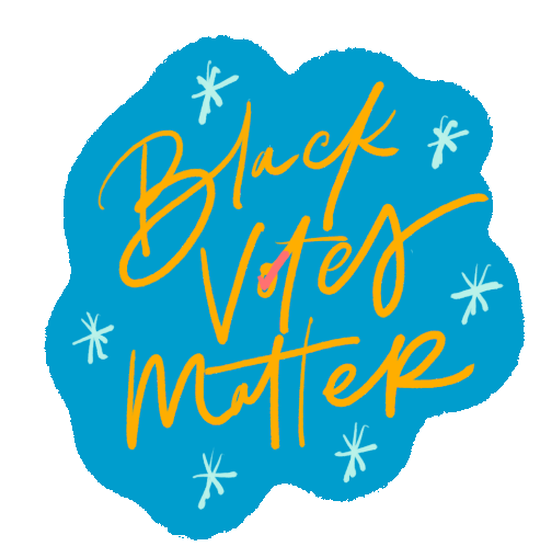 Black Votes Matter Blm Sticker - Black Votes Matter Blm Black Lives Matter Stickers