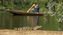Canoeing Primal Survivor5 GIF - Canoeing Primal Survivor5 Small Predator GIFs