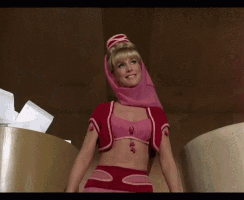 The perfect I Dream Of Jeannie Animated GIF for your conversation. 